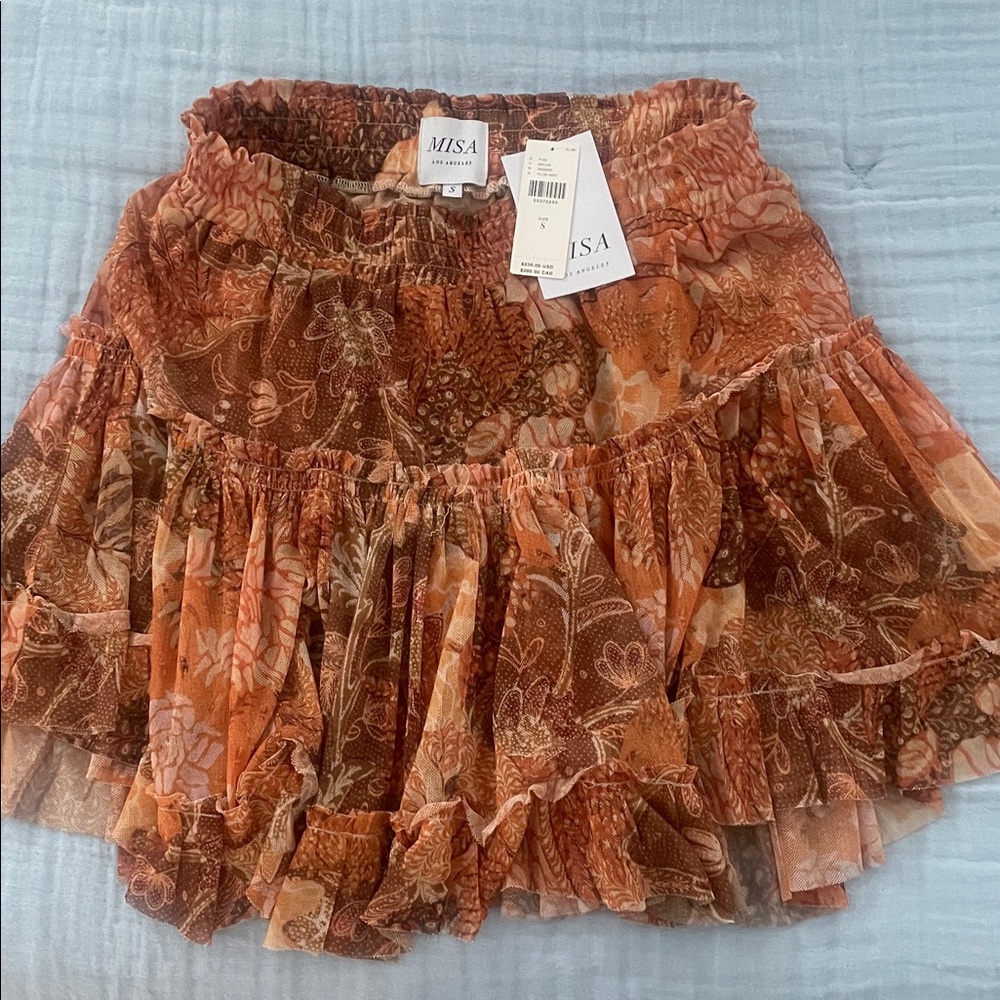 Misa Los Angeles Autumn Floral Skirt